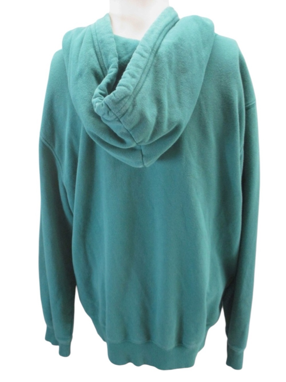 THE NORTH FACE Men’s Teal Green Logo Pullover Hoodie Size Large — SUPER COMFY!!! - Picture 4 of 11